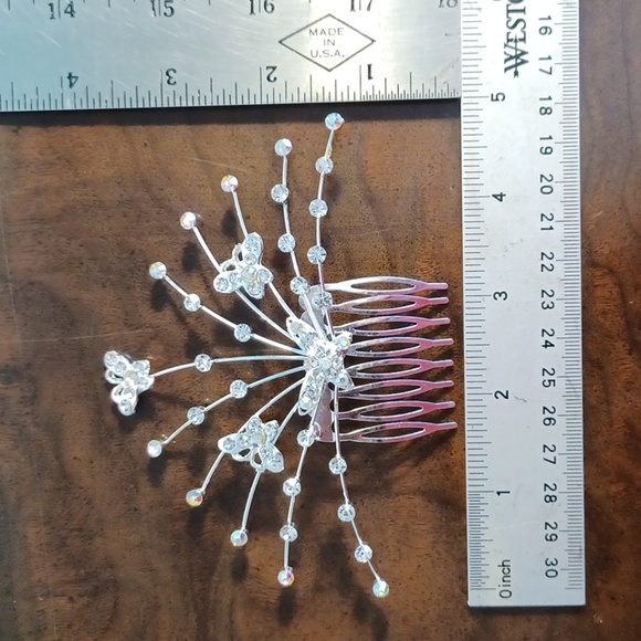 NEW! Bridal Headwear/ Bride Wedding hair accessory  comb 5763 - Picture 4 of 4